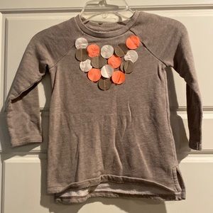 Genuine Kids from OshKosh Gray Textured Dots Shirt - Size 3T